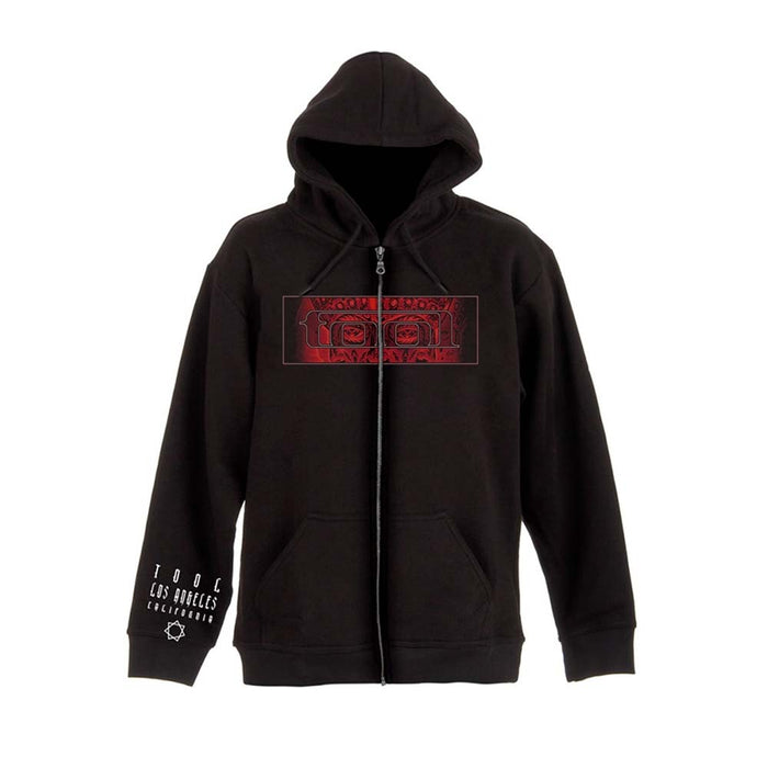 TOOL Red Face MENS Black MEDIUM Zipped Hoodie NEW