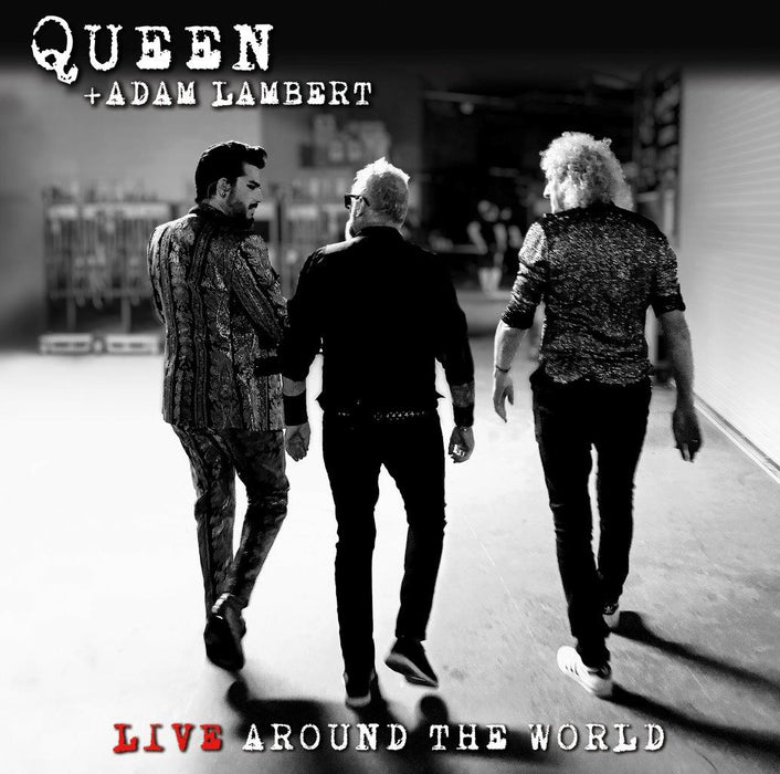 Queen + Adam Lambert Live Around The World Indies Red Colour Vinyl LP 2020