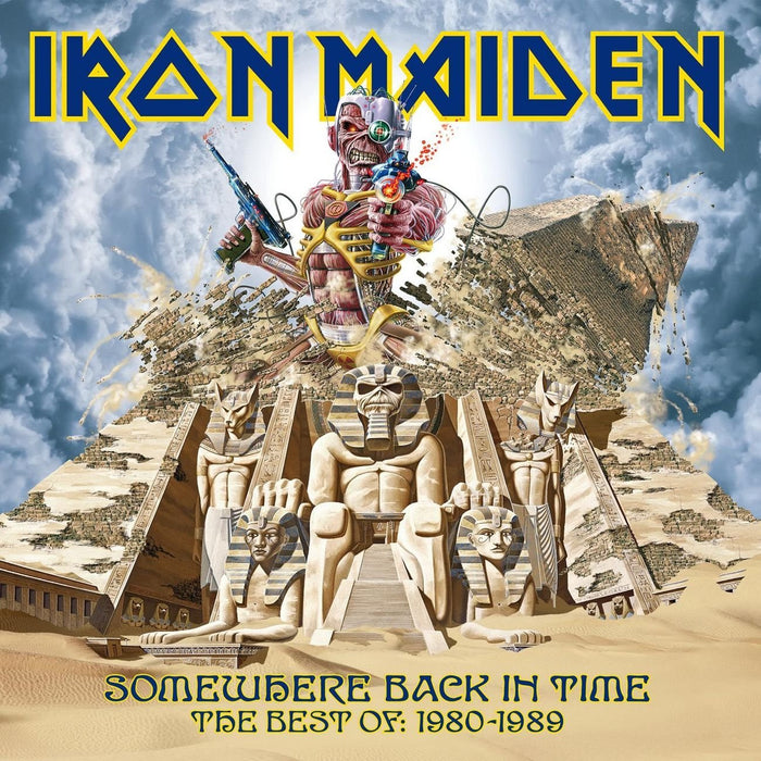 Iron Maiden Somewhere Back In Time: The Best Of 1980-1989 Vinyl LP Reissue 2008