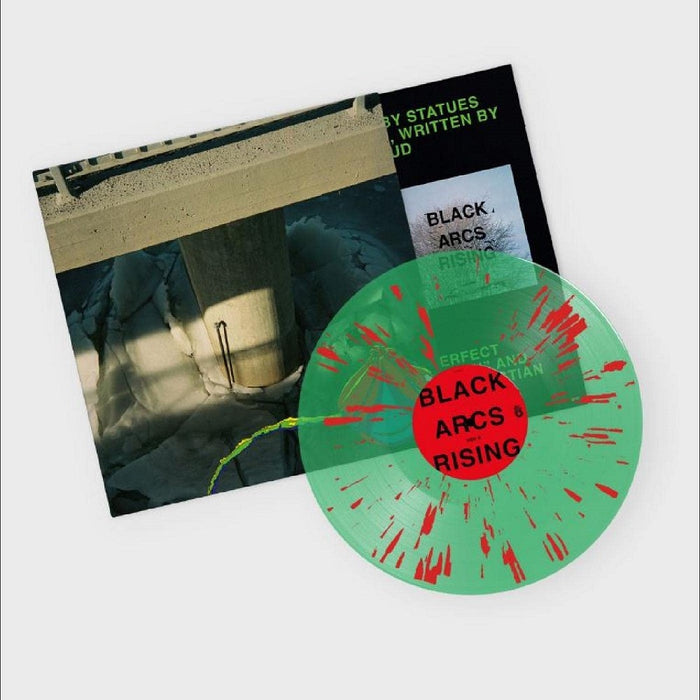 Statues Black Arcs Rising Vinyl LP Translucent Green With Red Splatters 2023