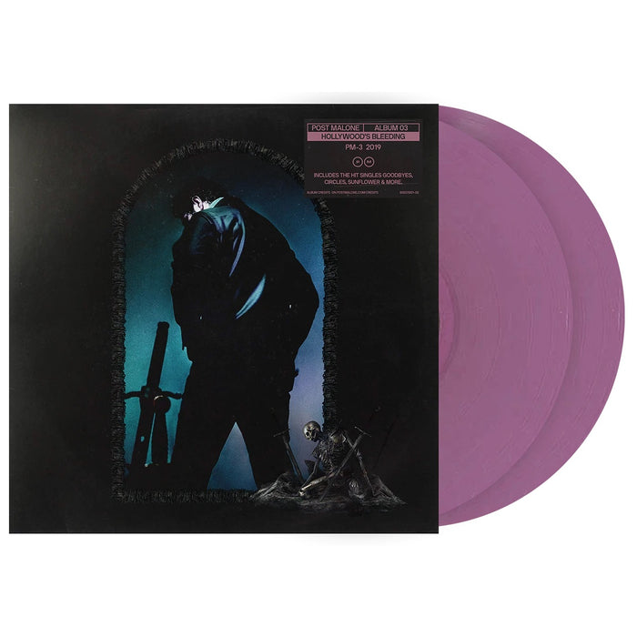 Post Malone Hollywood's Bleedin Vinyl LP Lilac Colour 2019
