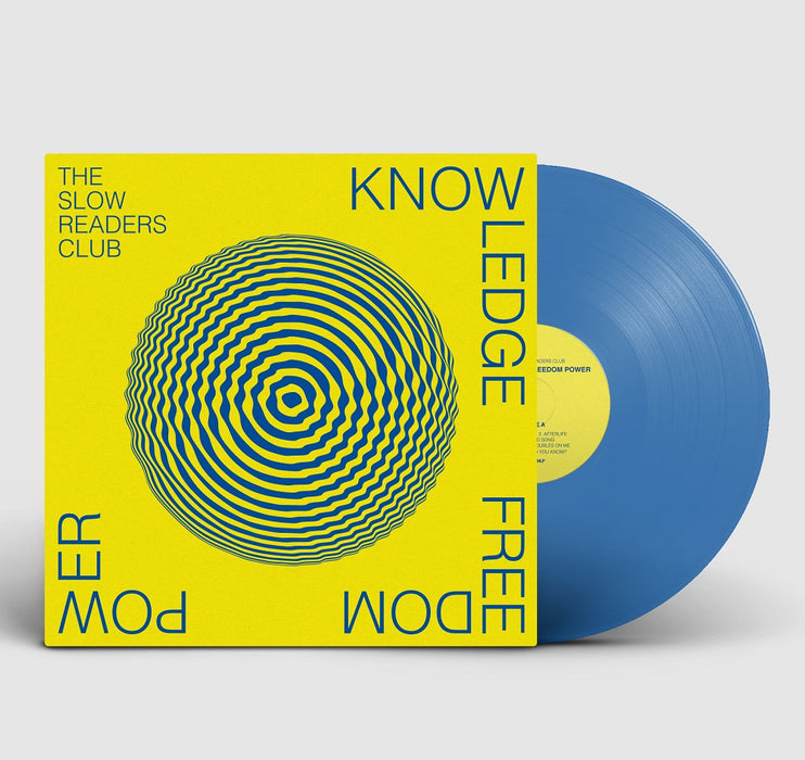 The Slow Readers Club Knowledge Freedom Power Vinyl LP Blue Colour 2023