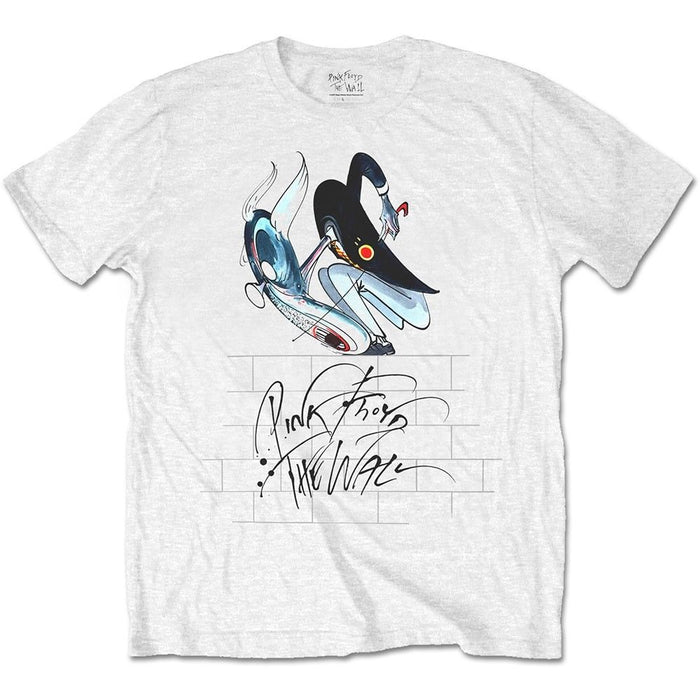 PINK FLOYD The Wall Teacher Unisex White LARGE T-Shirt