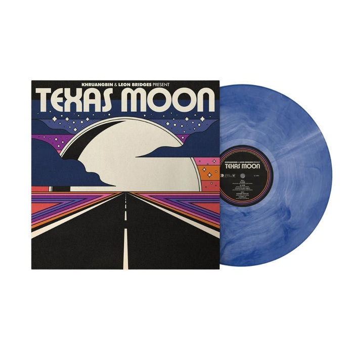 Khruangbin And Leon Bridges Texas Moon Vinyl EP Blue Daze Colour 2022