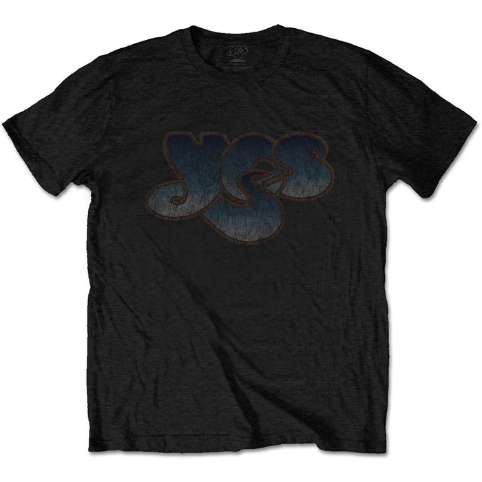 Yes Vintage Log Black Medium Unisex T-Shirt