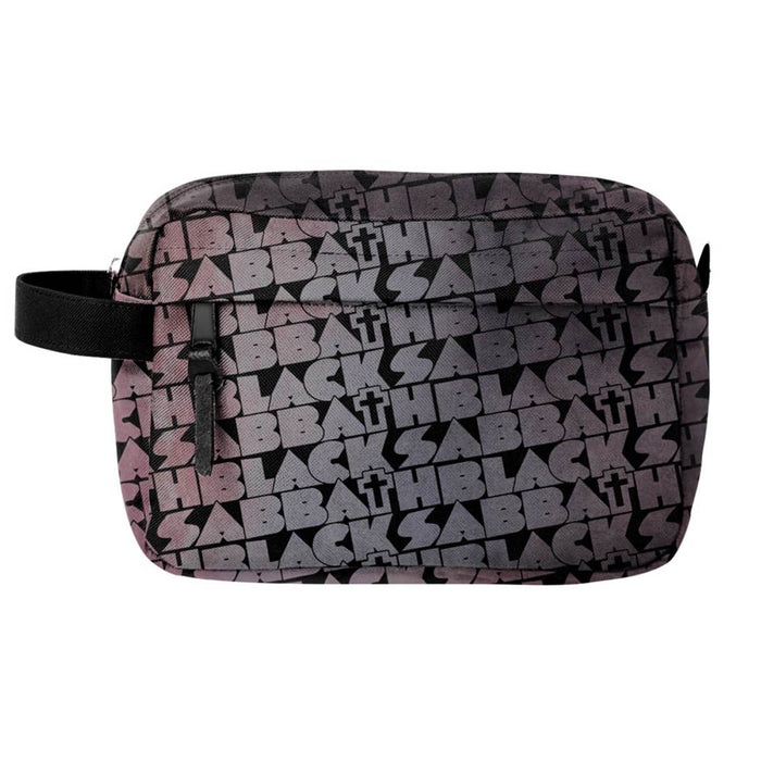 Black Sabbath Distress Cross Wash Bag New with Tags