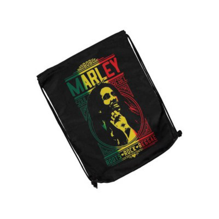 Bob Marley Roots Rock Drawstring Bag New with Tags
