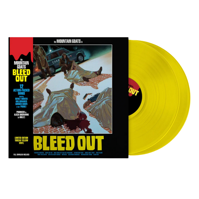 The Mountain Goats Bleed Out Vinyl LP Tuscan Yellow Colour 2022