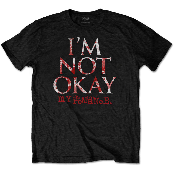 My Chemical Romance I'm Not Ok Black X-Large Unisex T-Shirt