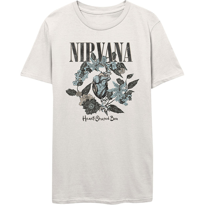 Nirvana Heart Shaped Box White Large Unisex T-Shirt
