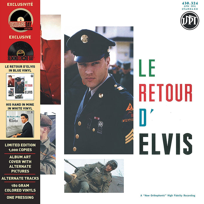 EVIS PRESLEY Le Retour dElvis His Hand In Mine LP Vinyl NEW RSD 2016