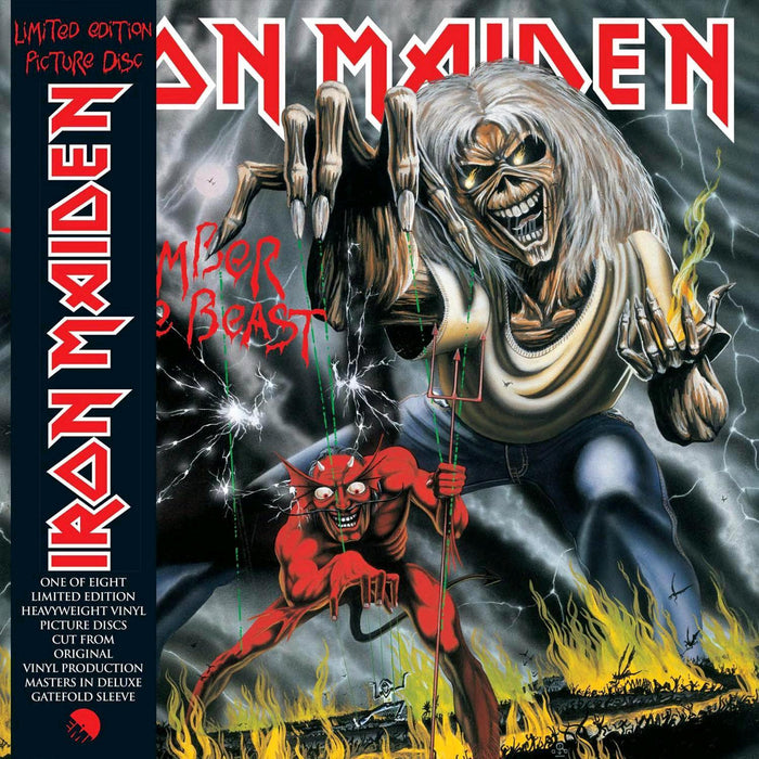 IRON MAIDEN THE NUMBER OF THE BEAST LP VINYL 33RPM HEAVY NEW 33RPM
