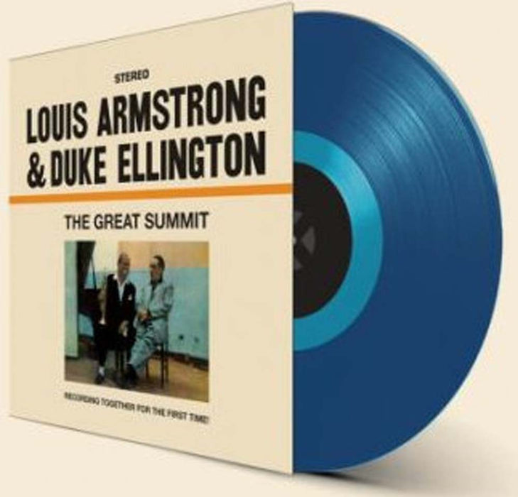 Louis Armstrong & Duke Ellington Great Summit Vinyl LP Blue Colour 2018