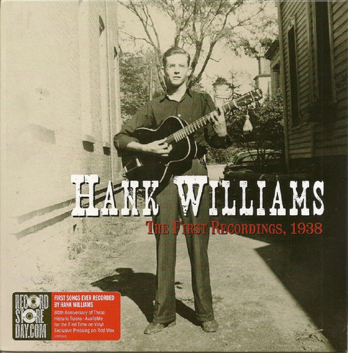 Hank Williams ?The First Recordings 1938 Ltd Red 7" Vinyl Single New 2018