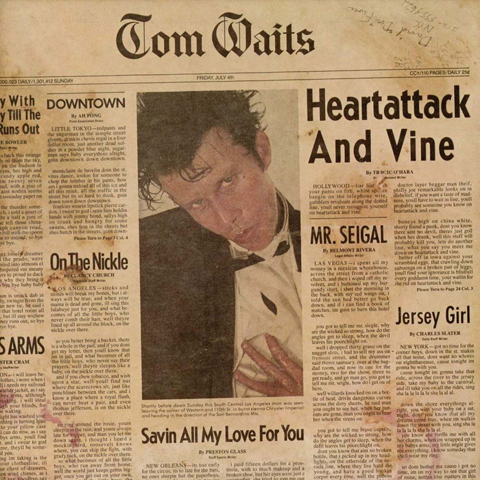 Tom Waits Heartattack And Vine Vinyl LP 2018