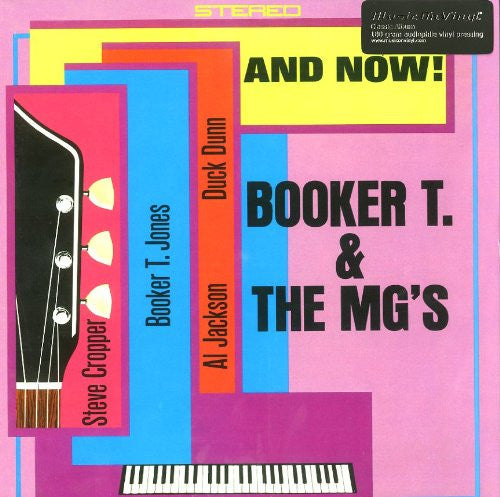 BOOKER T AND THE MGS AND NOW LP VINYL 33RPM NEW
