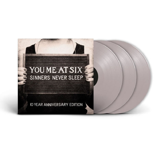 You Me At Six Sinners Never Sleep Vinyl LP Grey 2022