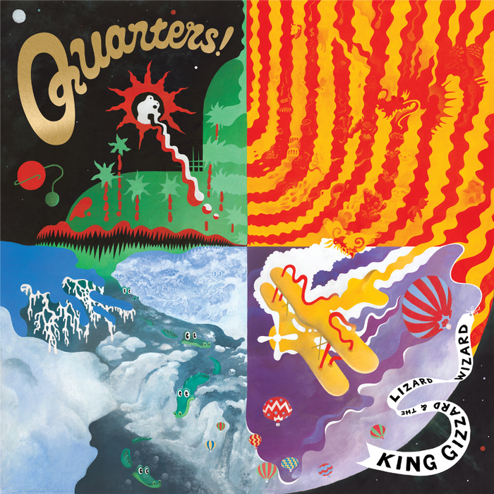 King Gizzard & The Lizard Wizard Quarters! (Original + Instrumentals) Vinyl LP 2022