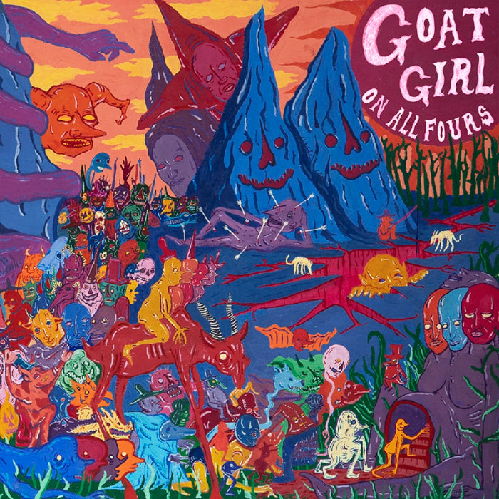 Goat Girl On All Fours Vinyl LP Indies Transparent Pink Colour 2021