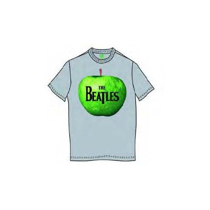 BEATLES APPLE T-SHIRT LARGE MENS NEW OFFICIAL GREY
