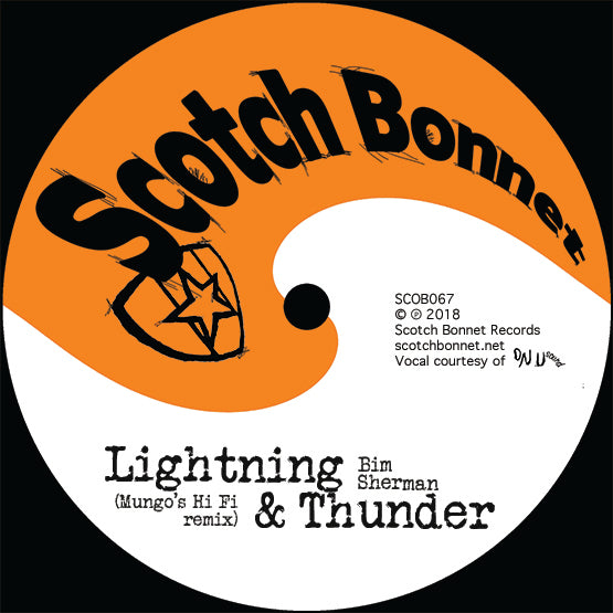 Bim Sherman - Lightning & Thunder (Mungo'S Hi Fi Remix) 10" Single Vinyl RSD 2018
