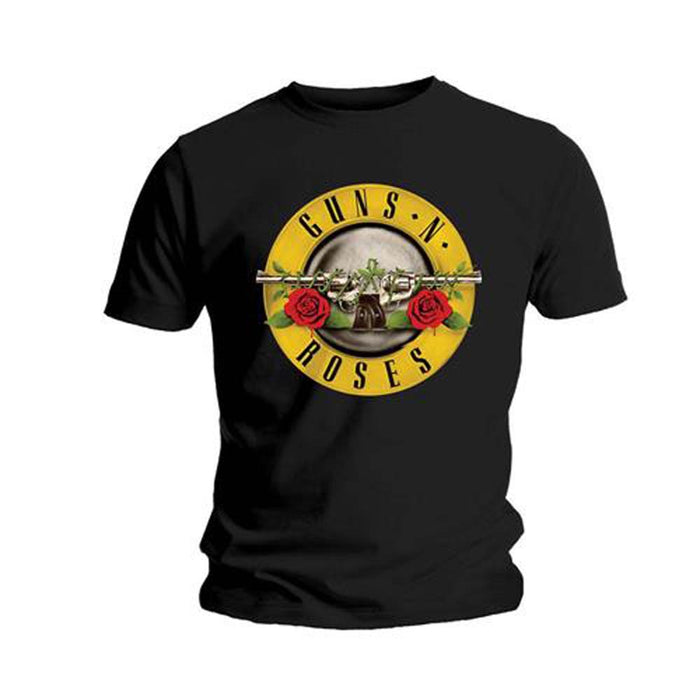 Guns N Roses Classic Logo Unisex Black T-shirt Medium