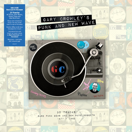 Gary Crowley's Punk & New Wave Vinyl LP Red & Blue RSD 2018
