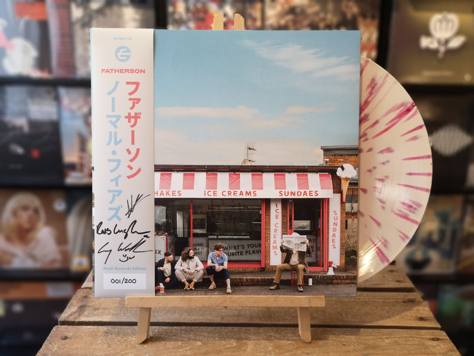 Fatherson Normal Fears Vinyl LP Signed Splatter Colour Assai Obi Edition 2022