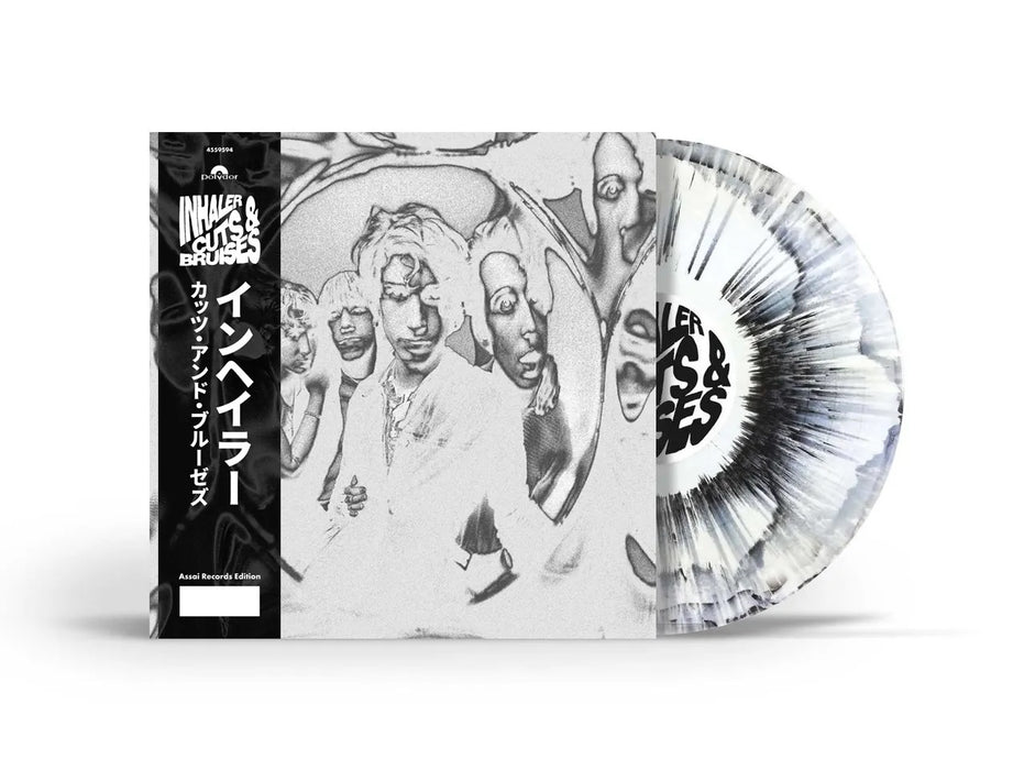 Inhaler Cuts & Bruises Vinyl LP White & Black Splatter Signed Assai Obi V2 Edition 2023