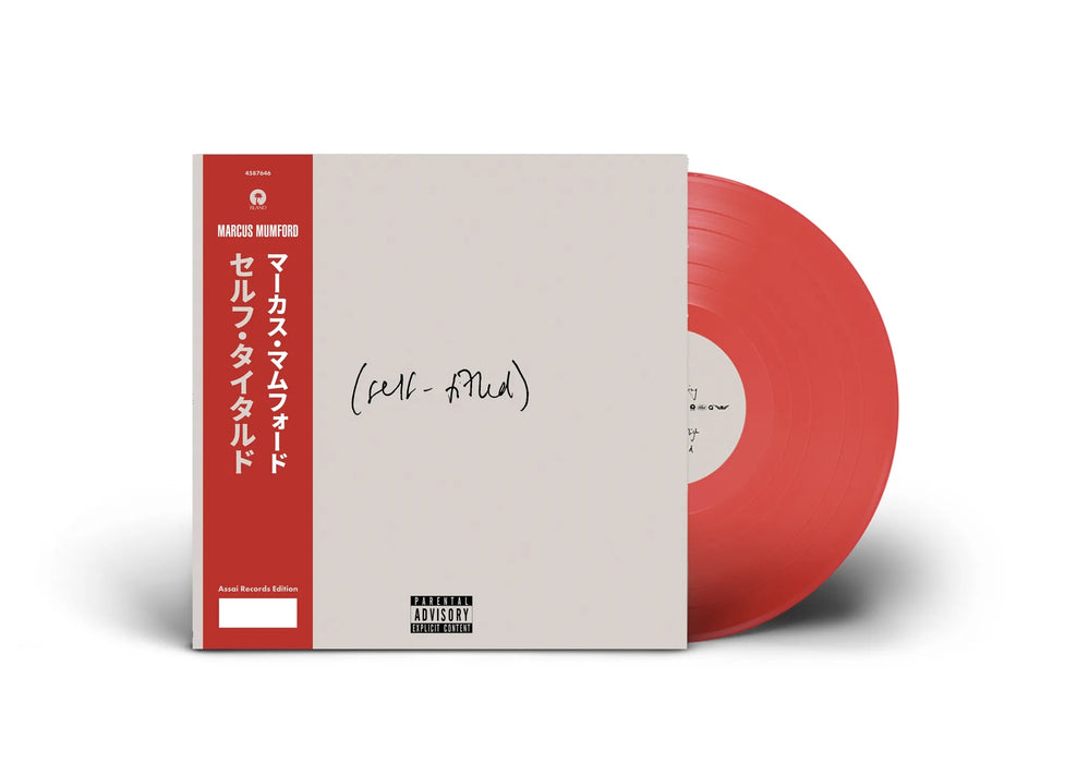 Marcus Mumford (self-titled) Vinyl LP Transparent Red Signed Assai Obi Edition 2022