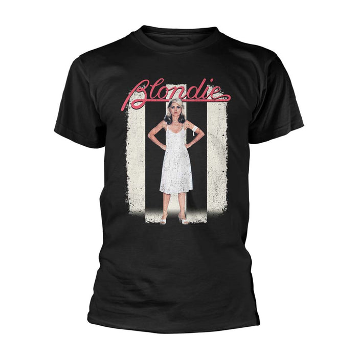 Blondie Parallel Lines T Shirt Mens Black Large New