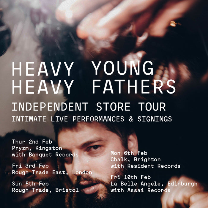 YOUNG FATHERS 'HEAVY HEAVY' Album + La Belle Angele EDINBURGH Ticket Bundle 10th February 2023