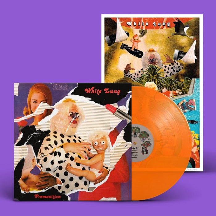 White Lung Premonition Vinyl LP Indies Orange Crush Colour 2022