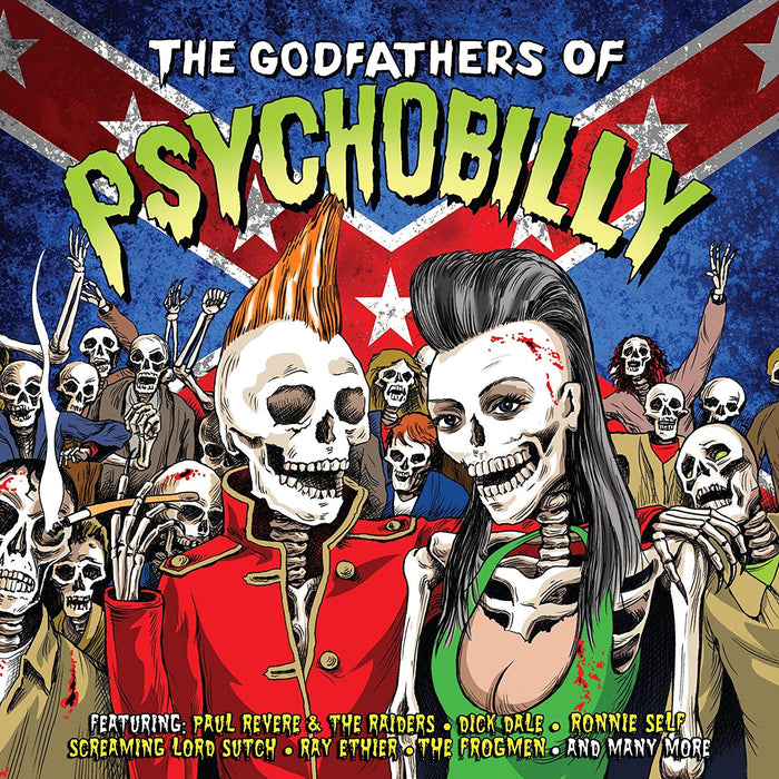 GodFathers of PSYCHOBILLY Compilation DOUBLE Gatefold LP Vinyl NEW 2012
