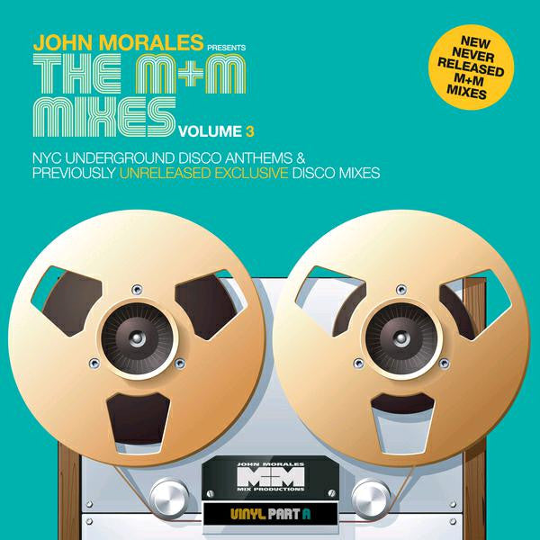 JOHN MORALES THE M AND M MIXES VOLUME 3 PART A LP VINYL NEW