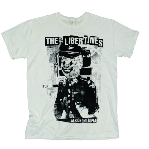 Libertines Albio to Utopia White Small Unisex T-Shirt