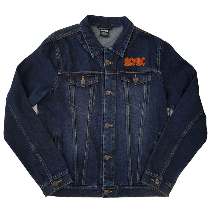 AC/DC For Those About To Rock Large Unisex Blue Denim Jacket