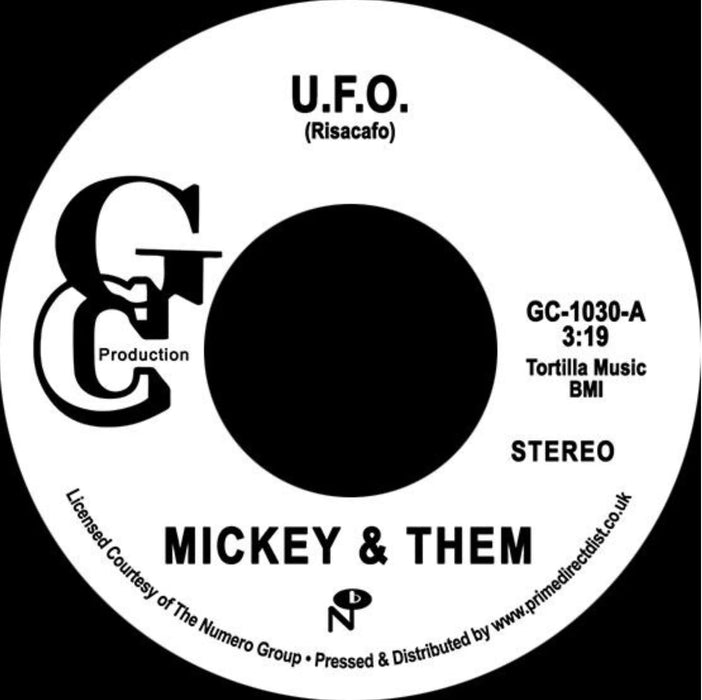 Mickey & Them U.F.O. / Hey Brother Man Vinyl 7" Single RSD Oct 2020