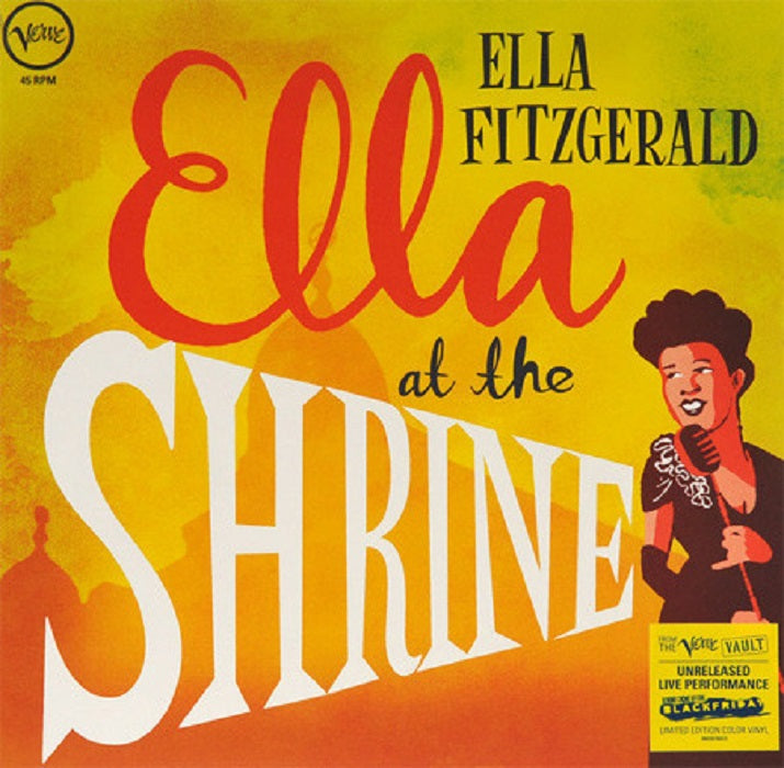 Ella Fitzgerald Ella At The Shrine Vinyl LP Yellow Colour Black Friday 2018
