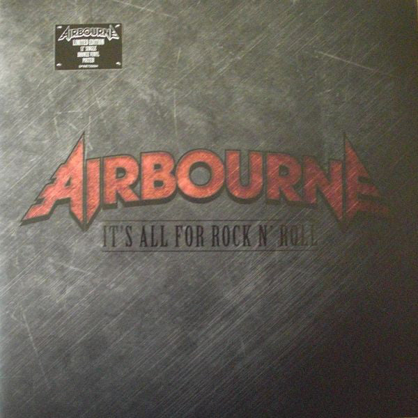 AIRBOURNE It's All For Rock N Roll LTD ED 12" Brown Vinyl Single NEW RSD 2017