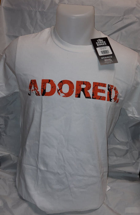 The Stone Roses Adored White Large Unisex T-Shirt