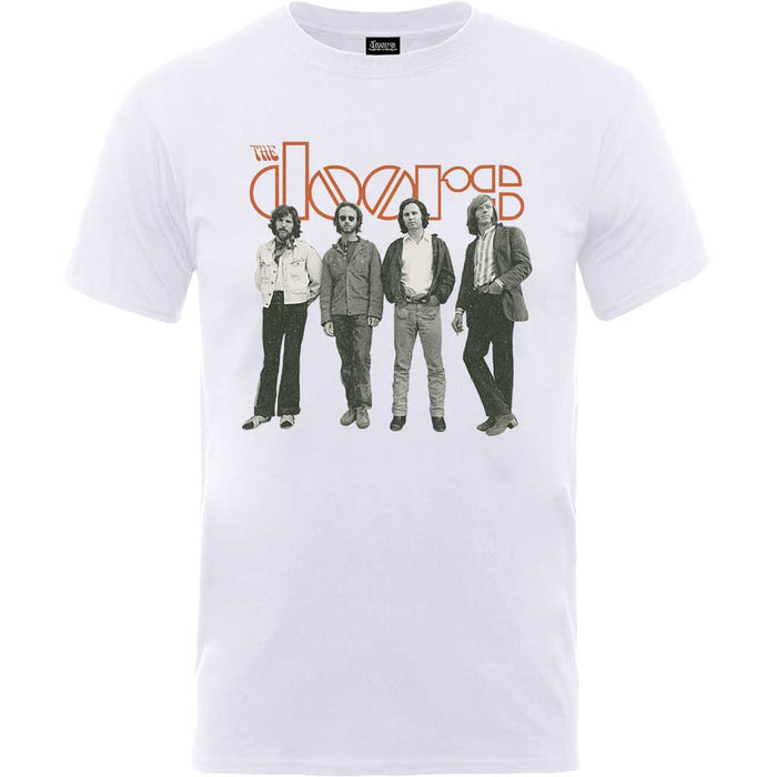 The Doors Band White Large Unisex T-Shirt