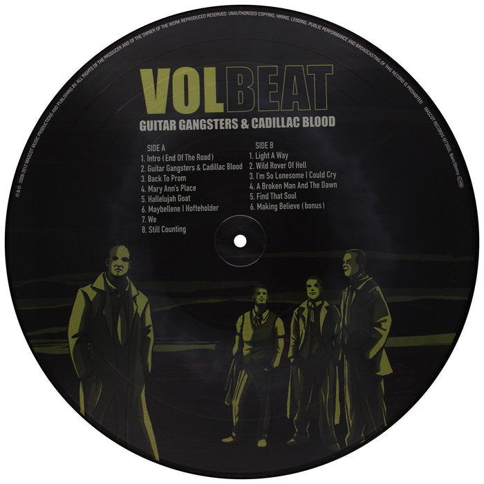 VOLBEAT Guitar Gangsters & Cadillac Blood PIC DISC LP Vinyl NEW