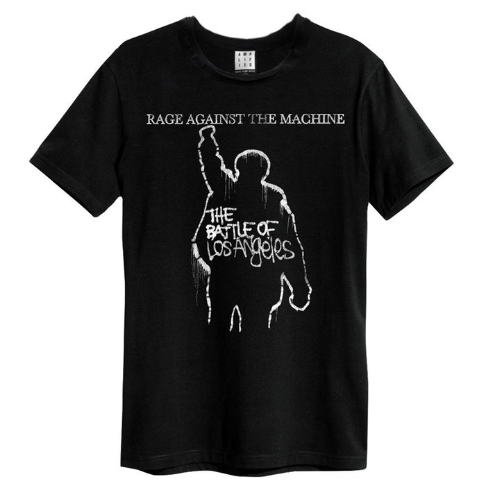 Rage Against The Machine Battle Of LA Amplified Charcoal Small Unisex T-Shirt