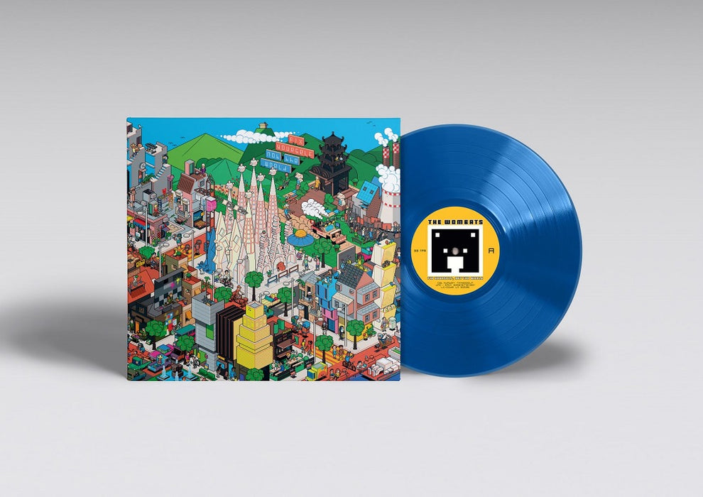 The Wombats Fix Yourself, Not The World Vinyl LP Indies Blue Colour 2022