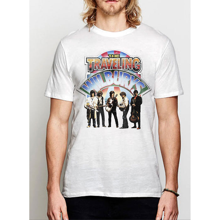 Traveling Wilburys Band Photo White X-Large Unisex T-Shirt