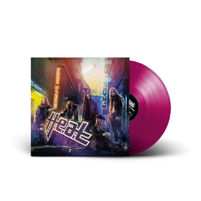 H.E.A.T Force Majeure Vinyl LP Indies Violet Colour 2022